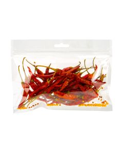 HZB85 Clear Zip Top Hanging  Bag – 8” x 5”