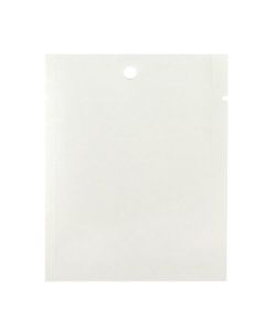 KHS34WK White Kraft Compostable Heat Seal Bag - 3" x 4"