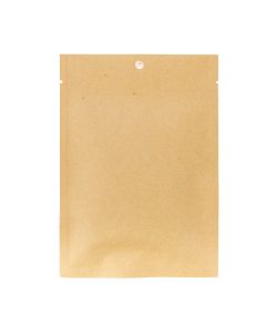 KHS46 Kraft Compostable Heat Seal Bag - 4" x 6"
