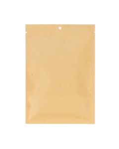 KHS69  Kraft Compostable Heat Seal Bag - 6" x 9"