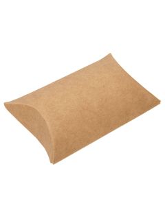 KPB75   Kraft Pillow Box - 2" x 3" x 3/4"