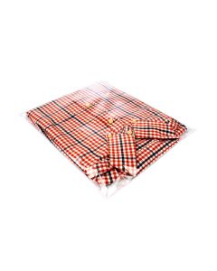 LB11 Laminated Crystal Clear Flap Seal Bags -  11 7/16" x 14 1/4"