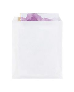 MB3W White Paper Merchandise Bag - 8" x 10"
