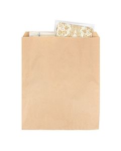 MB4K Kraft Paper Merchandise Bag - 9 7/8" x 12 3/8"
