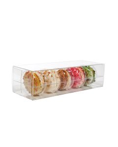MBS1 Macaron Box Set – 5 Cookie Set – 2 9/16” x 7 ½” x 2”