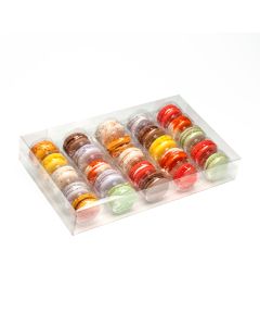MBS5 Macaron Box Set – 25 Cookie Set – 12 11/16” x 7 ½” x 2”