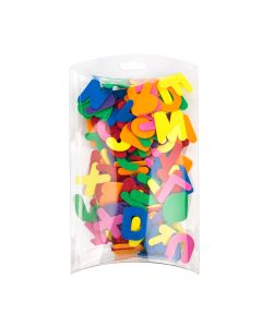 PB109 Crystal Clear Pillow Boxes with Optional Hanger – 5 7/8” x 9” x 1 ½” - Middle length 7 1/2"