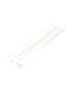 PB113 Crystal Clear Pillow Boxes with Optional Hanger – 2” x 7 ¾” x ¾” - Middle length 7"