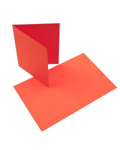 PC009 Basis Orange Cover Stock 80# – 5" x 7”