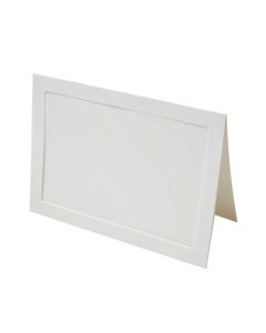 PJ01113 5 1/8” x 7” Natural Frame Card with Rectangle Cut for 5” x 7” Print