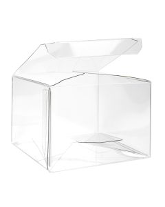 PLB115 Crystal Clear Pop-N-Lock Boxes – 3 ½” x 3 ¼” x 2 3/8”