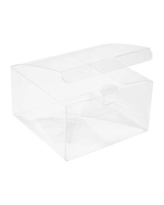 PLB206 Crystal Clear Pop-N-Lock Boxes – 7 1/8” x 7 1/8” x 3”