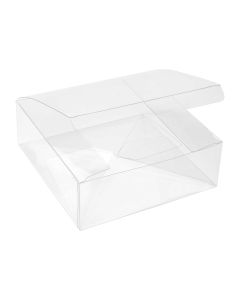 PLB207 Crystal Clear Pop-N-Lock Boxes – 8 1/8” x 8 1/8” x 3”