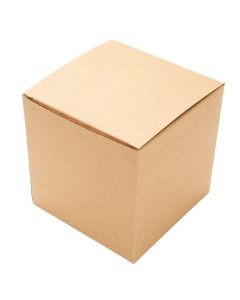 PLB56K Kraft Pop & Lock Box - 4" x 4" x 4"