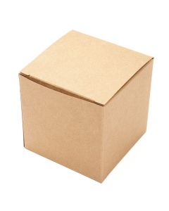 PLB58K Kraft Pop & Lock Box - 3" x 3" x 3"