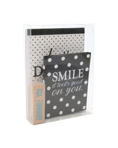 PLB72 Crystal Clear Pop-N-Lock Boxes – 5 3/8” x 1 ½” x 7 3/8”