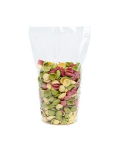 RPBG4 Heat Sealable Round Bottom Gusset with Paper Base - 4" x 10"