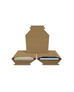 SCFK2 15 pt. Kraft  Conformer Mailer 250 Box Bundle - 9 3/4" X 12 1/4" x 5/8"