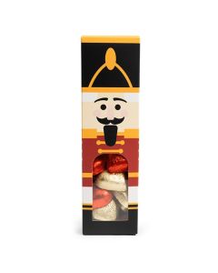 SKB228N Nutcracker Printed Paper Window Box - 2 1/4" x 2 1/4" x 8"