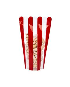 SP4P Popcorn Shaped Pouch - 6 1/2" x 4" x 10 1/2"