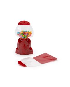 SP7GB Gumball Shaped Pouch - 5 1/8" x 2 3/8" x 9"