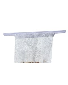 TTA5WH Adhesive Tab Double Tin Ties for 5” Bags – 6 ½”