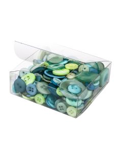 VB297 Crystal Clear Value Boxes – 3” x 3” x 1”