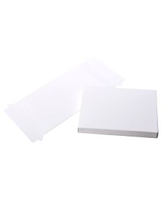 WH3 Clear-Top Card Boxes White -   4 1/2" x 6" x 5/8"