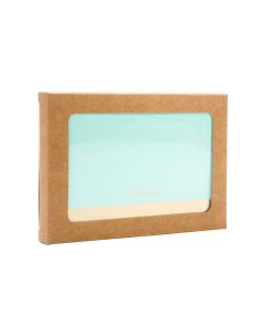 WKRG10 Kraft Window Boxes with glued in PET Sheet – 3 ¾” x 5 3/16” x 5/8”