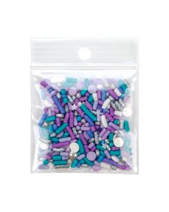Z3R22 3 Mil Crystal Clear Zip Bags – 2” x 2” (Round Hang Hole)