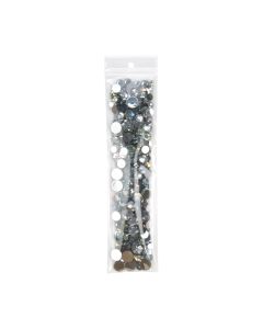 Z3R28 3 Mil Crystal Clear Zip Bags – 2” x 8” (Round Hang Hole)