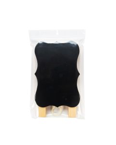 Z3R69 3 Mil Crystal Clear Zip Bags – 6” x 9” (Round Hang Hole)