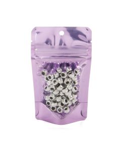 ZBGB1LV Lavender Zipper Gusset Bag/Hang Hole - 3 1/8" X 2" X 5 1/8"