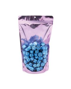 ZBGB4LV Lavender Zipper Gusset Bag/Hang Hole - 6 3/4"x3 1/2"x11 1/4"