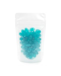 ZBGF1 Matte Frosted Stand Up Zipper Pouch – 3 1/8” x 2” x 5 1/8”