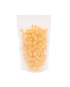 ZBGF4 Matte Frosted Stand Up Zipper Pouch – 6 ¾” x 3 ½” x 11 ¼”