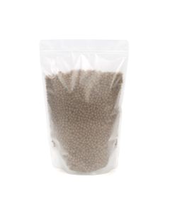 ZBGF6 Matte Frosted Stand Up Zipper Pouch – 9” x 4 ¾” x 13 ½”