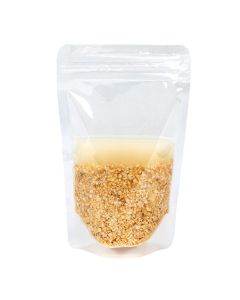 ZBGL3 Clear Liquid and Freezer Safe Stand Up Zipper Pouch - 5 1/8" x 3 1/8" x 8 1/8"