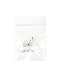 ZC22 2 Mil Crystal Clear Zip Bags – 2” x 2”