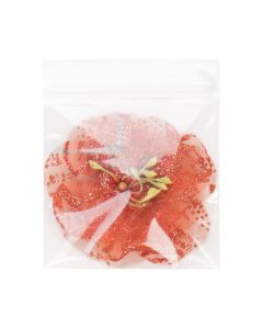 ZC2H2H 2 Mil Crystal Clear Zip Bags – 2 ½” x 2 ½”