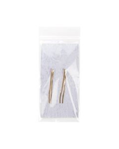 ZC36V 2 Mil Crystal Clear Zip Bags – 3” x 6” (With Vent Hole)