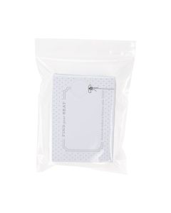 ZC45 2 Mil Crystal Clear Zip Bags – 4” x 5”
