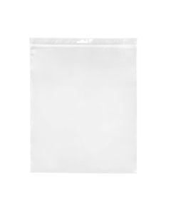 ZE1012 2 Mil Crystal Clear Zip Bags – 10” x 12” (Euro Hang Hole)