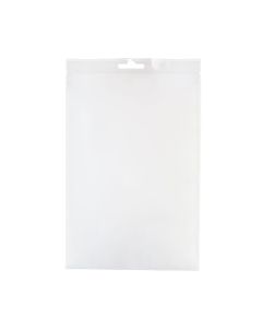 ZE810 2 Mil Crystal Clear Zip Bags – 8” x 10” (Euro Hang Hole)