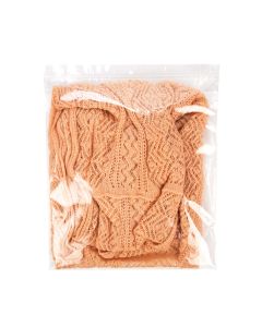 ZR1315 2 Mil Crystal Clear Zip Bags – 13” x 15” (Round Hang Hole)