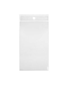 ZR34 2 Mil Crystal Clear Zip Bags – 3” x 4” (Round Hang Hole)