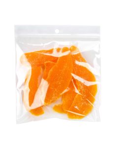 ZR55 2 Mil Crystal Clear Zip Bags – 5” x 5” (Round Hang Hole)