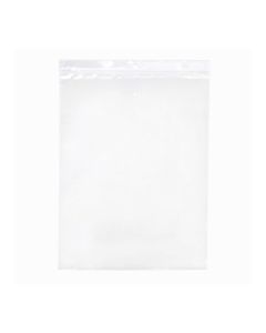 ZR810V 2 Mil Crystal Clear Zip Bags – 8” x 10” (Round Hang Hole - With Vent Hole)