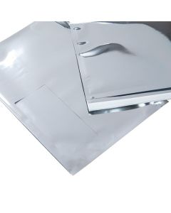 MMW96S Metallic Silver Glamour Mailer + Window - 9 1/2" x 6"