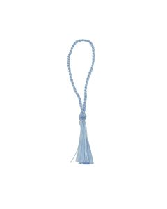 TS-LIGHT BLUE 3 1/2" Light Blue Bookmark Loop w 2" Rayon Tassel